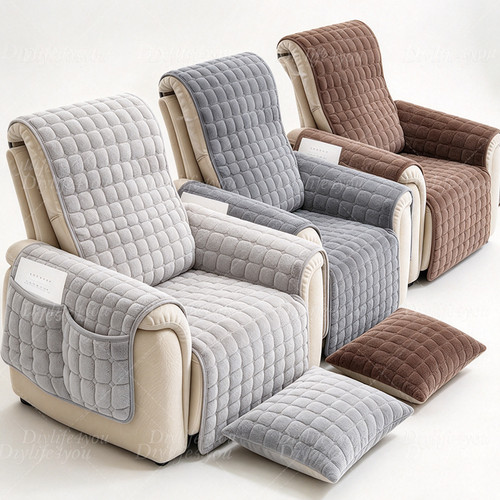Plush non slip recliner - plush,