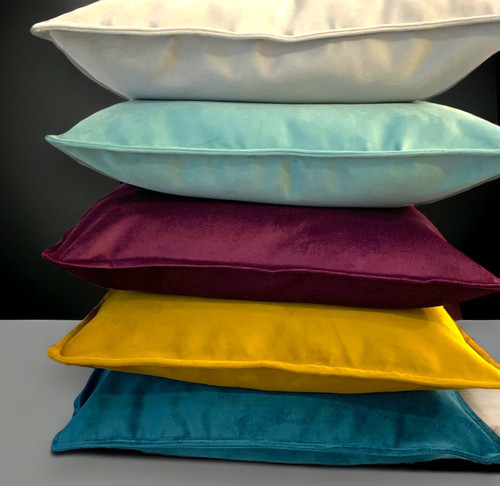 Plush velvet cushion - cushion, cover