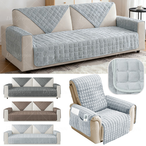 Soft plush sofa seat - seat, cover